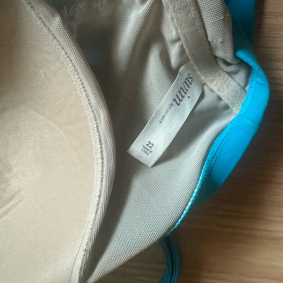 LB Turquoise Two Piece Swimsuit - Picture 5 of 5